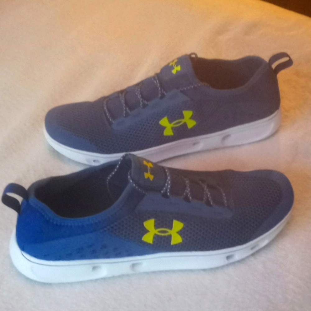 Mens Blue Under Armour Sneakers.Size 11.